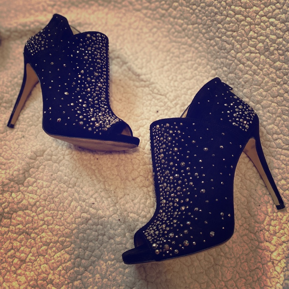INC Black Heels 6.5